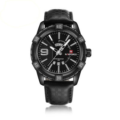 

Naviforce 9117 Men Waterproof Sports Leather Band Watch