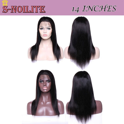 

14-18 Lace Front Human hair wigs Water Wave Straight Virgin Human Hair Wigs with Hair Wigs for women 150 density