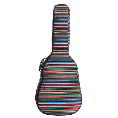 

Personality National Style Acoustic Guitar Bag Backpack Adjustable Shoulder Strap Padded with Cotton Suitable for 40" 41" Wooden G