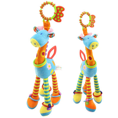 

Baby Crib Toys With Teether Infant Stroller Hanging Rattle Soft Nursery Bed Decoration Bell Activity Play Toys For 0-1 Year Boys