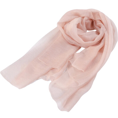 

GLO-STORY Spring&Autumn Ms Silk Scarf Warm Silk Scarf Korean Fashion Wild Scarf Trend WSJ834201 Orange Powder