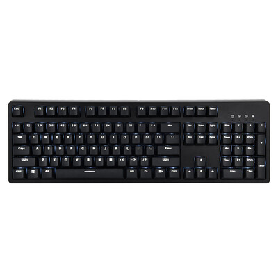 

AJAZZAK535 cherry shaft mechanical keyboard original CHERRY axis red axis white light game office computer notebook eat chicke