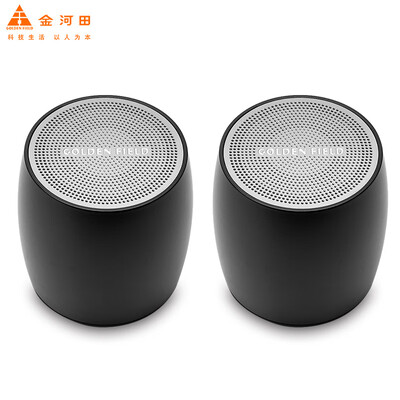

Golden field D55 TWS Bluetooth audio light&convenient subwoofer one button interconnection mini steel cannon outdoor stereo Bluetooth small speaker black