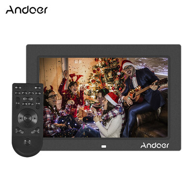 

Andoer 10inch Digital Photo Frame Full View IPS Screen 1080P Advertising Machine 1200 800 Resolution Support Random Play with Re
