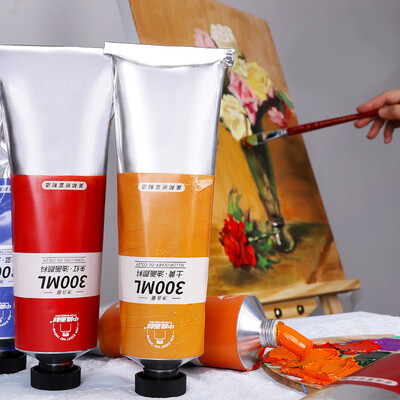 

Zhongsheng painting material transon 300ML big branch oil painting material painting art supplies large capacity large-capacity oil painting oil paint - lemon yellow