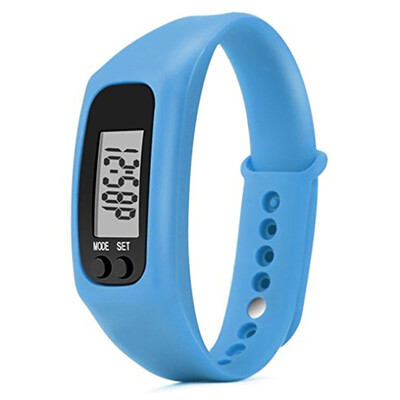 

Run Step Watch Sport Bracelet Fitness Tracker Pedometer Calorie Counter Digital LCD Walking Distance