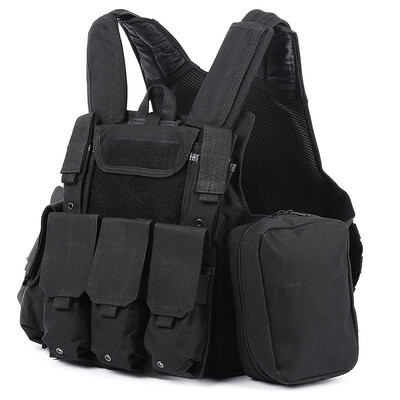 

Amphibious Military Tactical Battle Combat Airsoft Molle Bullet Assault Plate Carrier Vest