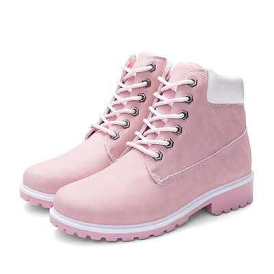 

2019 Hot New Autumn Early Winter Shoes Women Flat Heel Boots Fashion Keep warm Womens Boots Brand Woman Ankle Botas Camouflage