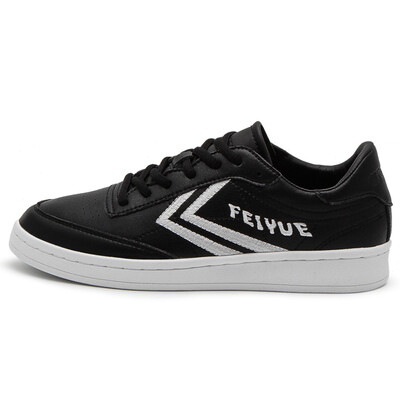 

Dafu Feiyue feiyue basic models of super-fiber leather wild sports casual white shoes female 7011 black&white 34