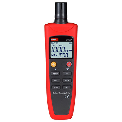 

UNI-T UT337A Carbon Monoxide Detector High Accuracy Gas Analyzer Meter CO Analizador CO Measuring range 0-1000PPM