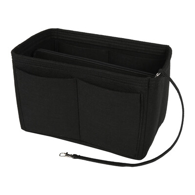 

Travel Makeup Bag Case Zipper Key Felt Cosmetic Storage Bag For Women And Girls