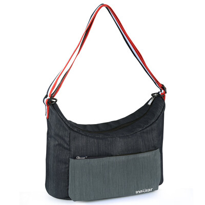 

Universial Stroller Organizer Bag Diaper Bottle Storage Bag Cup Holder with Shoulder Strap Purple