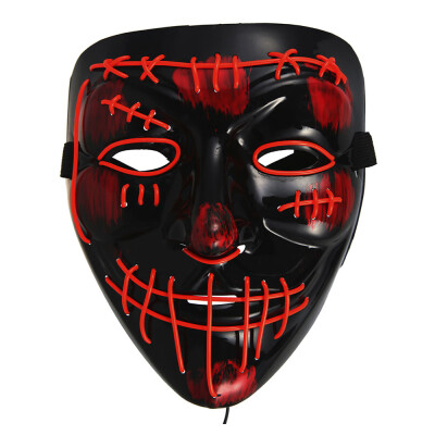 

Willstar Halloween Mask Halloween Costume LED Glow Scary Light Up Masks for Festival Party Carnival Costume Christmas Cosplay