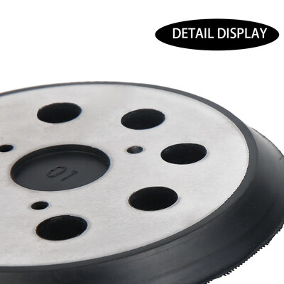 

5 Inch 8 Holes 3 Nails Polishing Disc Backing Sanding Pads Hook Loop Flap