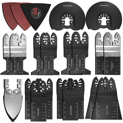 

40Pcs Saw Blade Cutter Wood High Carbon Steel Oscillating Multi Tool