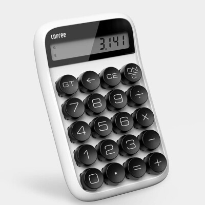 

XIAOMI LOFREE Jelly Bean Mechanical Handheld Calculator Multi-function Digital LCD Scientific Calculator