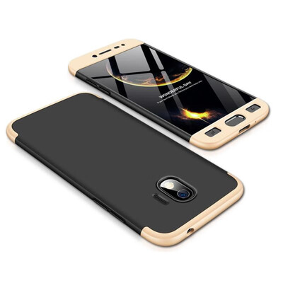 

MOONCASE Samsung J2 Pro 2018 three-section all-inclusive shield - black gold