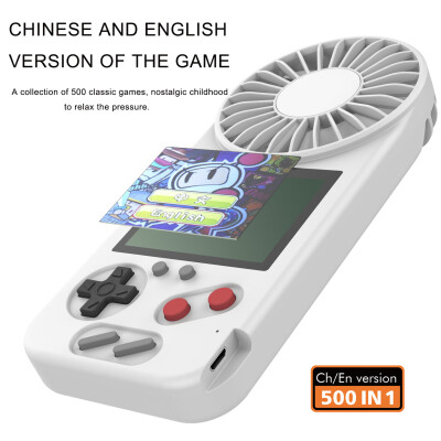 

Handheld Color Screen Game Console Fan Function Cool Summer Retro Handheld