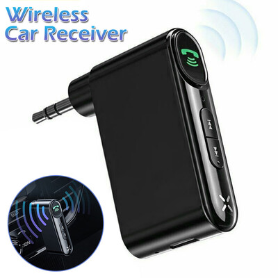 

Willstar Baseus 35mm AUX Jack Wireless Bluetooth 50 Receiver Car Kit Speaker Adapter