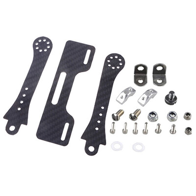 

Carbon Fiber FPV Monitor Mount HolderDisplay Mounting Bracket for Transmitter
