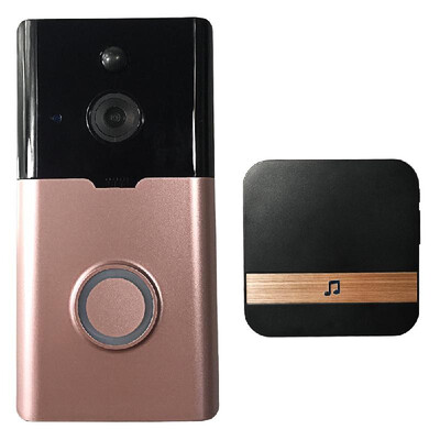 

Smart Wireless WiFi Security DoorBell Smart Video Door Phone with Plug-in Chime Visual Recording Low Power Consumption Remote Home