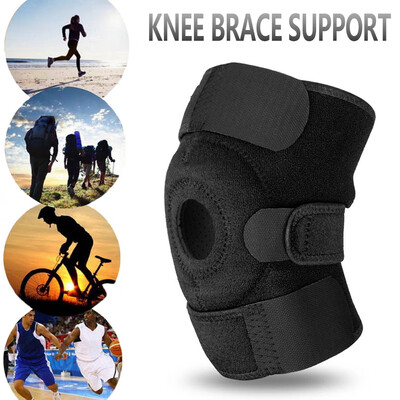 

Willstar Knee Brace Open Patella Support Adjustable Elastic Sports Kneecap Protector