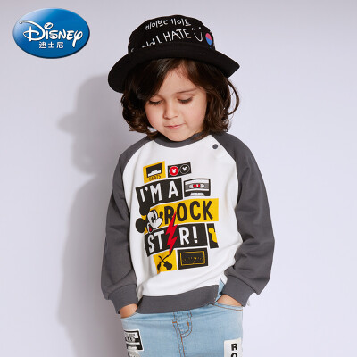 

Disney Disney self-employed childrens clothing boys childrens knitted shoulders round neck sweater 2019 spring&summer new DA9166A7E03 ash 90