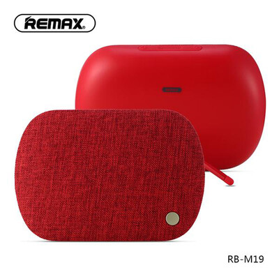 

Remax RB-M19 Fiber Wireless Bluetooth Spekaer Bluetooth 42 Desktop Fabric HIFI Bluetooth Speaker For IOS Android Smartphones