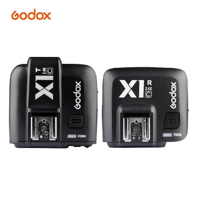 

Godox X1C TTL 18000s HSS 32 Channels 24G Wireless LCD Flash Strobe Trigger Transmitter Receiver Camera Shutter Release for Canon