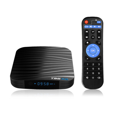 

T95X2 Android 81 TV Box Amlogic S905X2 Quad Core 4GB DDR4 32GB Smart UHD 4K Set Top Box VP9 H265 24G WiFi 100M LAN HD Media P