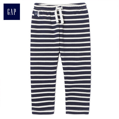 

GAP flagship store newborn striped comfort casual trousers 400010 navy blue 3-6M
