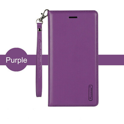 

Hanman Leather Flip Case For Apple iPhone X Cover Wallet Card Holster Magnetic Stand Phone Cover