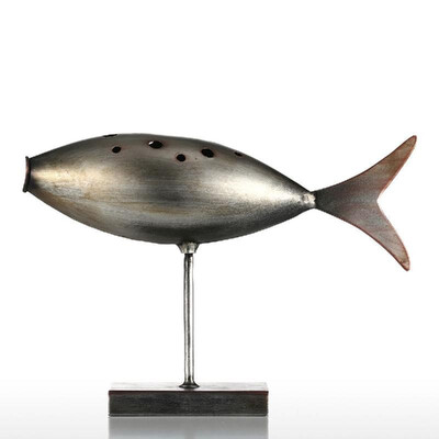 

Submarine Fish Tooarts Metal Sculpture Home Decoration Creative Sculpture Fish