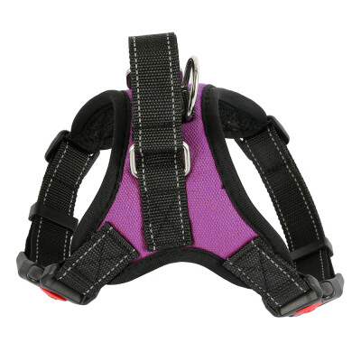 

Willstar Pet Dog Adjustable Traction Vest Soft Chest Strap Large Dog Leash Harness -Purple