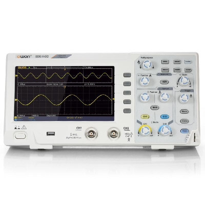 

Owon SDS1102 Oscilloscope Oscillometer Digital Storage Oscilloscope 2CH 100MHz 1GSs 7" LCD Display