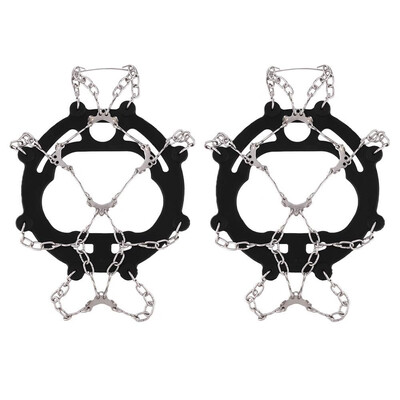 

1Pairs 11 Teeth Claws Flexible Safety Outdoor Crampons Climbing Gripper Snow Claw Non-slip Shoes Cover for Outdoor Camping Hiking