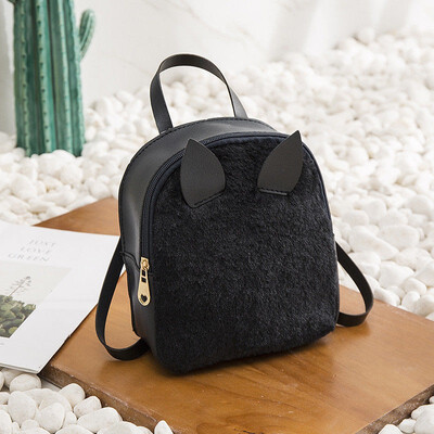 

Free shipping Sweet College Wind Mini Shoulder Bag High quality PU leather Fashion girl candy color small backpack female bag