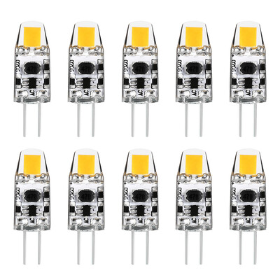 

Lightme 10PCS DC 12V 1W G4 SMD 0705 LED Dimmable Lamp Bulb Spotlight