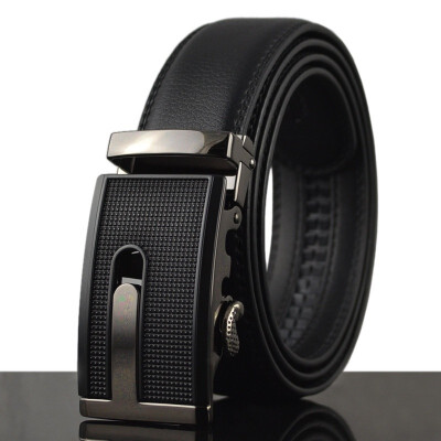 

xsby Mens Belt Leather Belt Fashion Belt Mens Leather Belt Automatic Buckle Male Pure Leather Business Leisure Belt