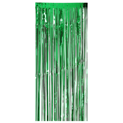 

92 245cm Metallic Foil Fringe Curtain Tinsel Shimmer Window Door Curtain Wall Backdrop Panel Decoration for Wedding Christmas Pa