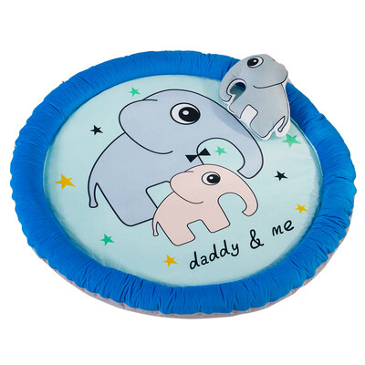 

Fenced Kids Activity Play Mat Baby Playmat Round Rug Carpet For Floor Playing Crawling Tummy Time Teepee Tent Playhouse Home Bedro