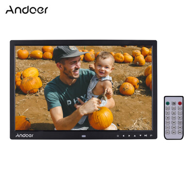 

Andoer Upgraded 17 Inch LED Digital Photo Frame Electronic Picture Photo Album 1080P Advertising Machine 1440900 High Resolution