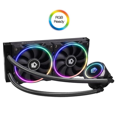 

ID-COOLING ZOOMFLOW 240 high-profile magic color RGB light effect integrated water-cooled CPU cooler 240 row 5V magic color synchronization multi-platform buckle with TR4 AM4&2066