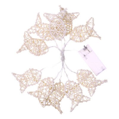 

UpperX 11M Holiday LED Battery 10 LED Color Rattan Fairy Lights For Xmas Wedding Party Chrismas Hot Decoration