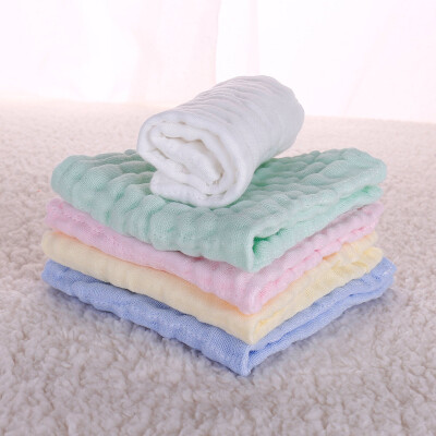 

Cotton baby washcloth natural muslin cotton baby wipes soft newborn baby face towel for sensitive skin bath towel 5 color 30x30cm