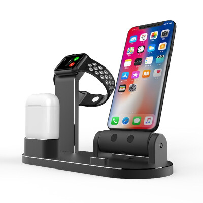 

Phone Holder Qi Wireless Charger For iPhoneXS Max XR X Fast Wireless Charging Docking Dock Station for apple i watch For Airpod