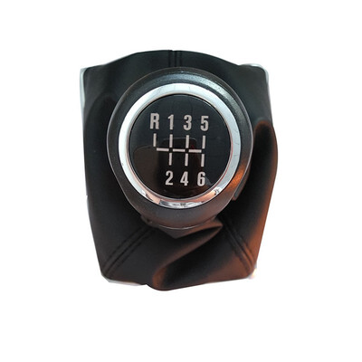 

For VAUXHALL OPEL ASTRA 2005-2010 AT Shifter Knobs 5 6 Speed Leather Gear Shift Knob Cover 12mm Chrome Finishing