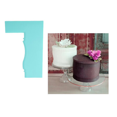 

1 Pcs Plastic Sawtooth Cake Scraper Edges Fondant Cream Mousse Blade Dough Smoother Tool DIY Decorating Spatula