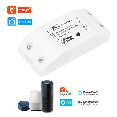 

New eWeLink Wifi Switch 10A2200W Wireless Remote Switch DIY Relay Module for AndroidIOS APP Control Timer Compatible with Alexa G