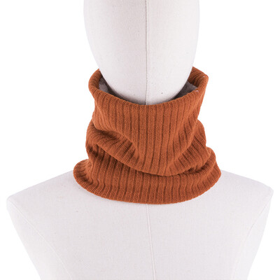 

Men Women Ribbed Knit Ring Scarves Furry Faux Fur Solid Color Winter Tube Snood Scarf Neck Warmer Neckerchief
